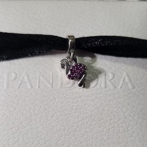 PANDORA MY PINK FLAMINGO  MINI DANGLE